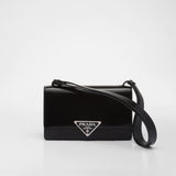 Prada Embleme brushed-leather bag