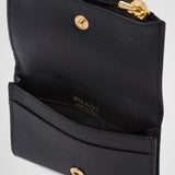 Saffiano leather card holder