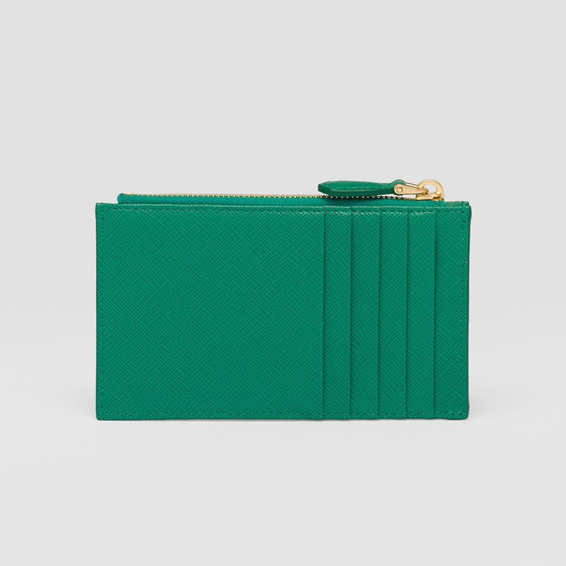 Saffiano leather card holder