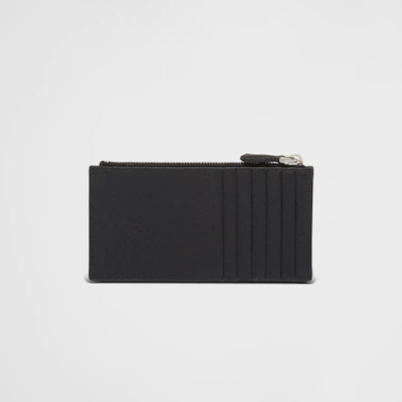 Saffiano leather card holder