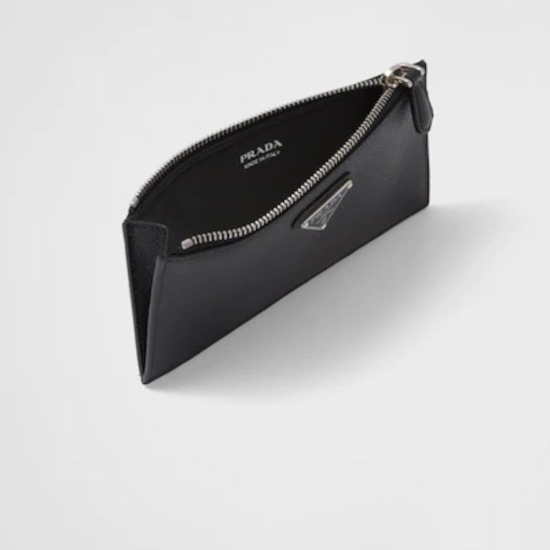 Saffiano leather card holder