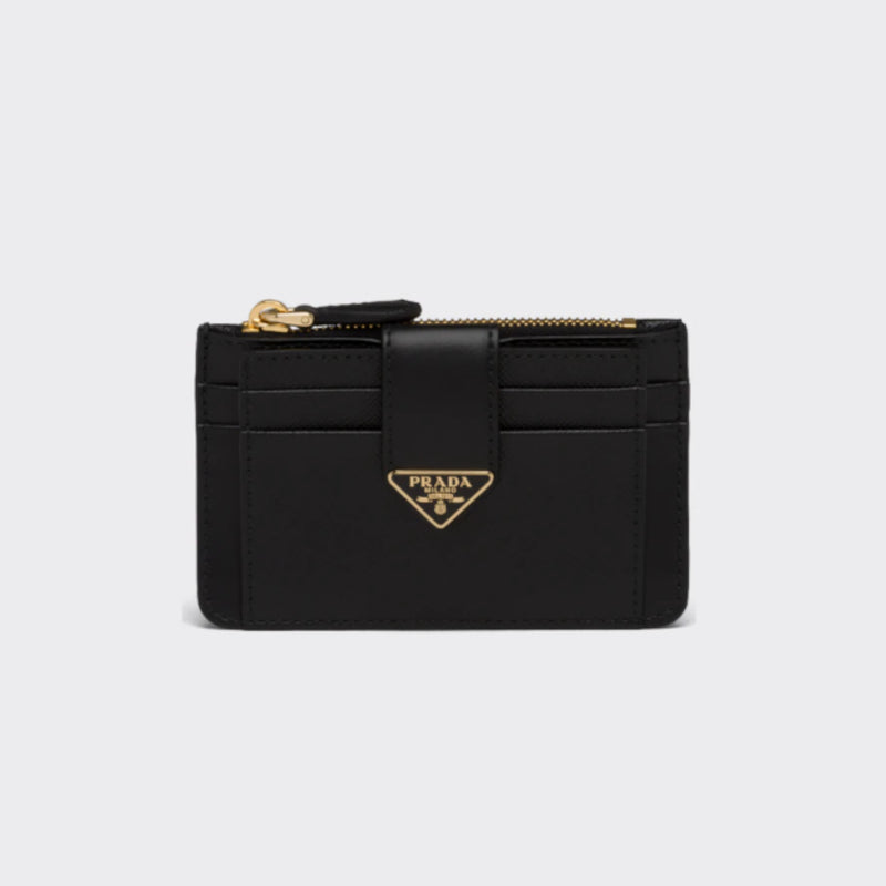 Saffiano leather card holder