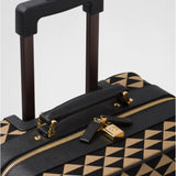 Prada Symbole embroidered fabric trolley