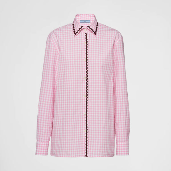 Gingham check shirt