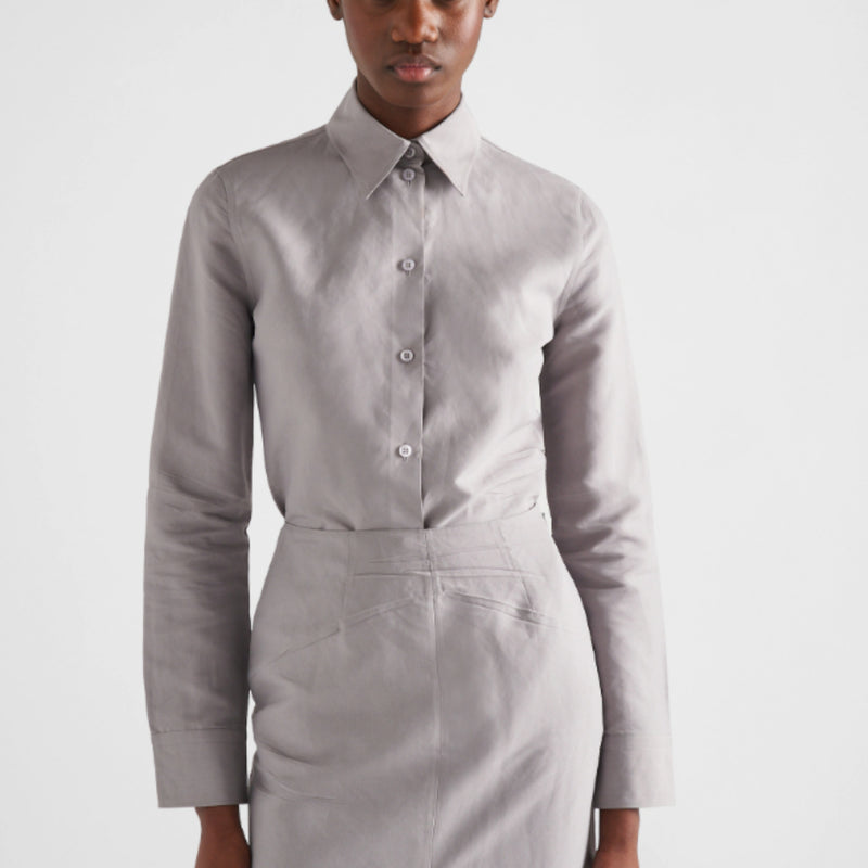 Paper-based technical fabric shirt