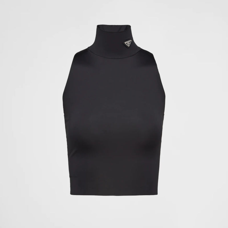 Stretch jersey top