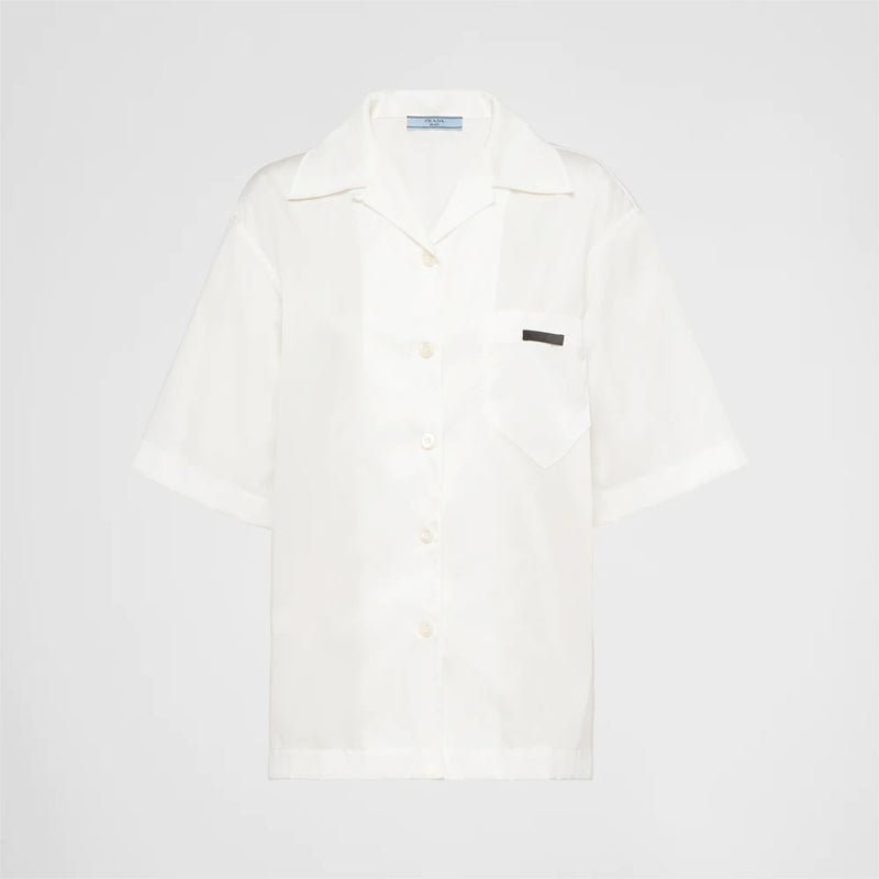 Re-Nylon Gabardine short-sleeved shirt