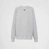 Long-sleeved cotton sweatshirt