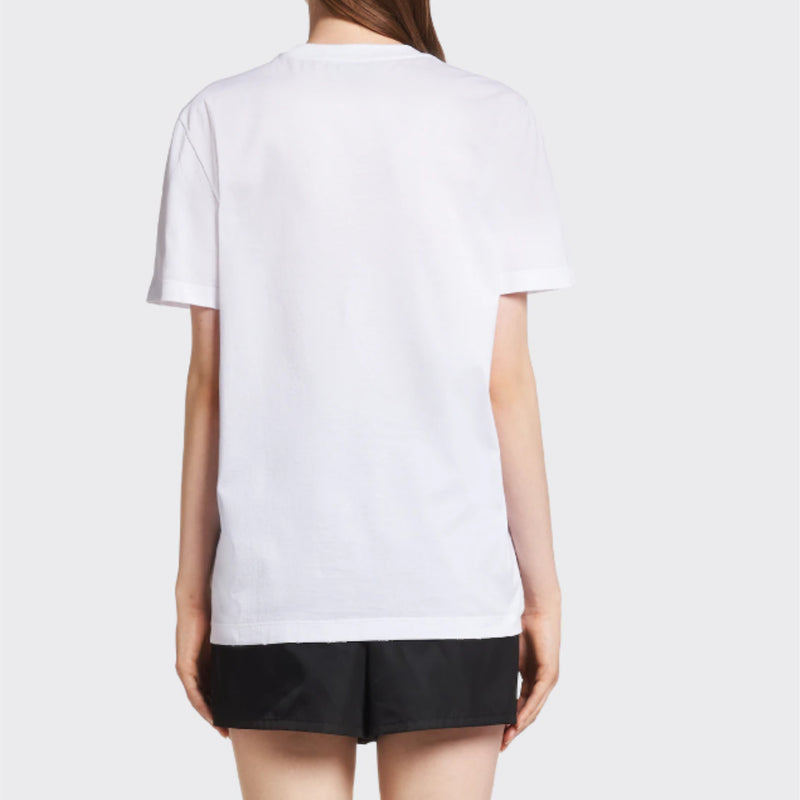 Embroidered jersey T-shirt