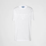 Embroidered jersey T-shirt