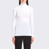 Jersey turtleneck top