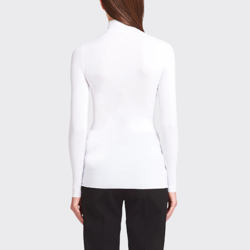 Jersey turtleneck top