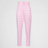 Gingham check pants