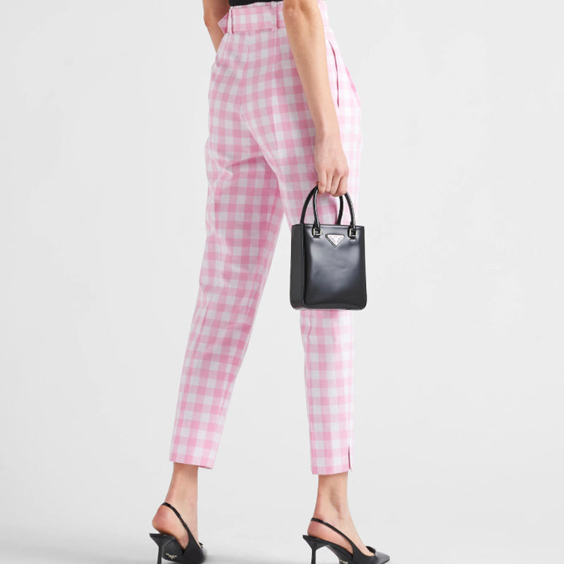 Gingham check pants