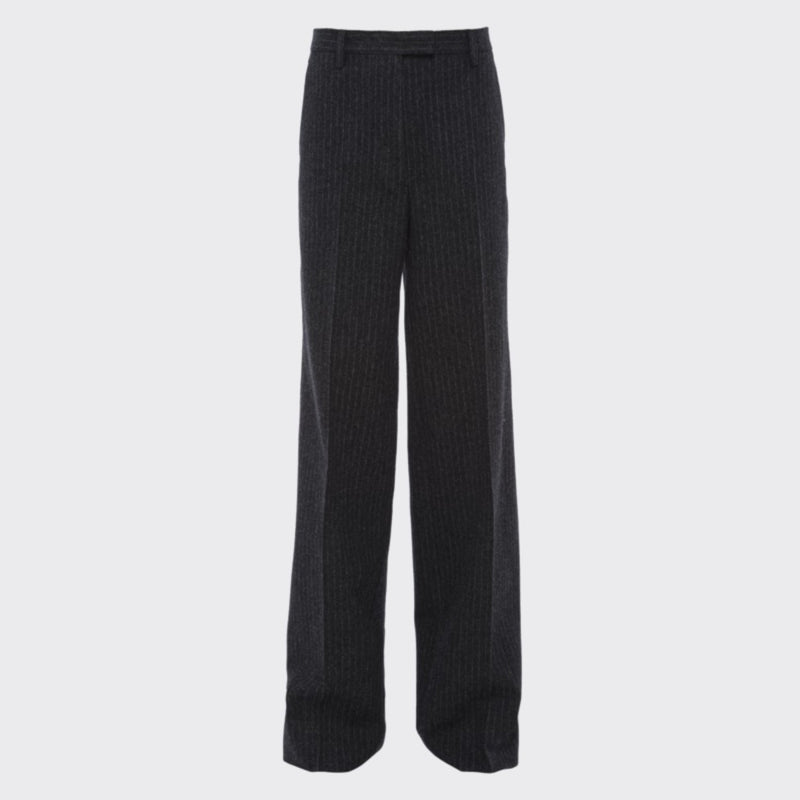 Pinstripe flannel pants