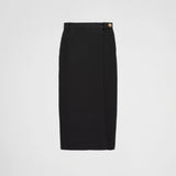 Tricotine midi skirt