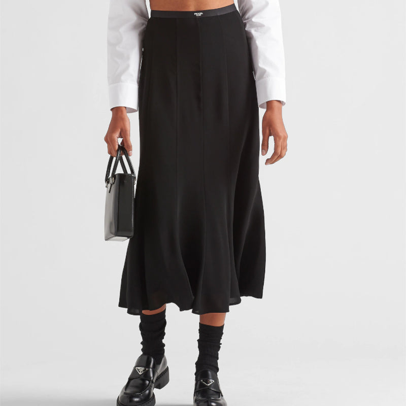 Sable midi-skirt