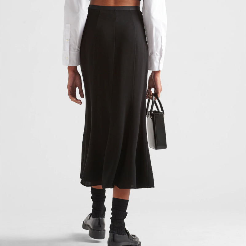 Sable midi-skirt