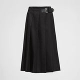 Pleated Re-Nylon skirt