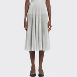 Lurex sunray pleated skirt