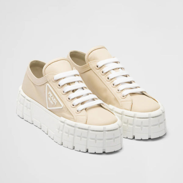 Double Wheel nylon gabardine sneakers