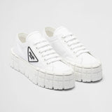 Double Wheel nylon gabardine sneakers