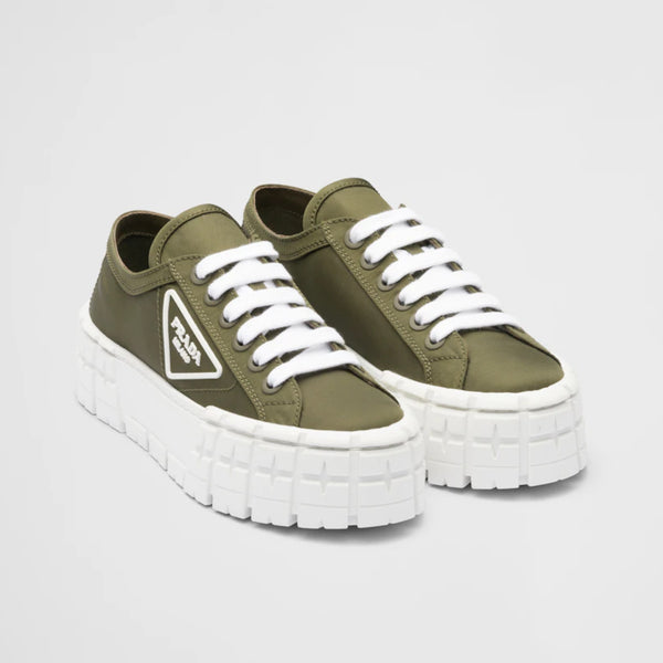 Double Wheel nylon gabardine sneakers