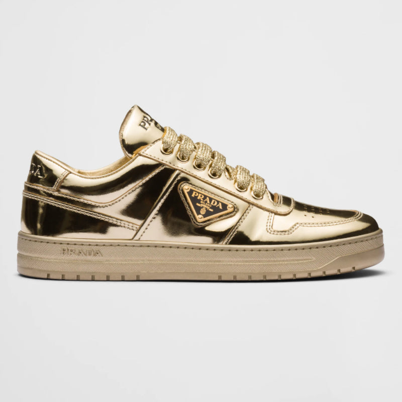 Downtown metallic leather sneakers