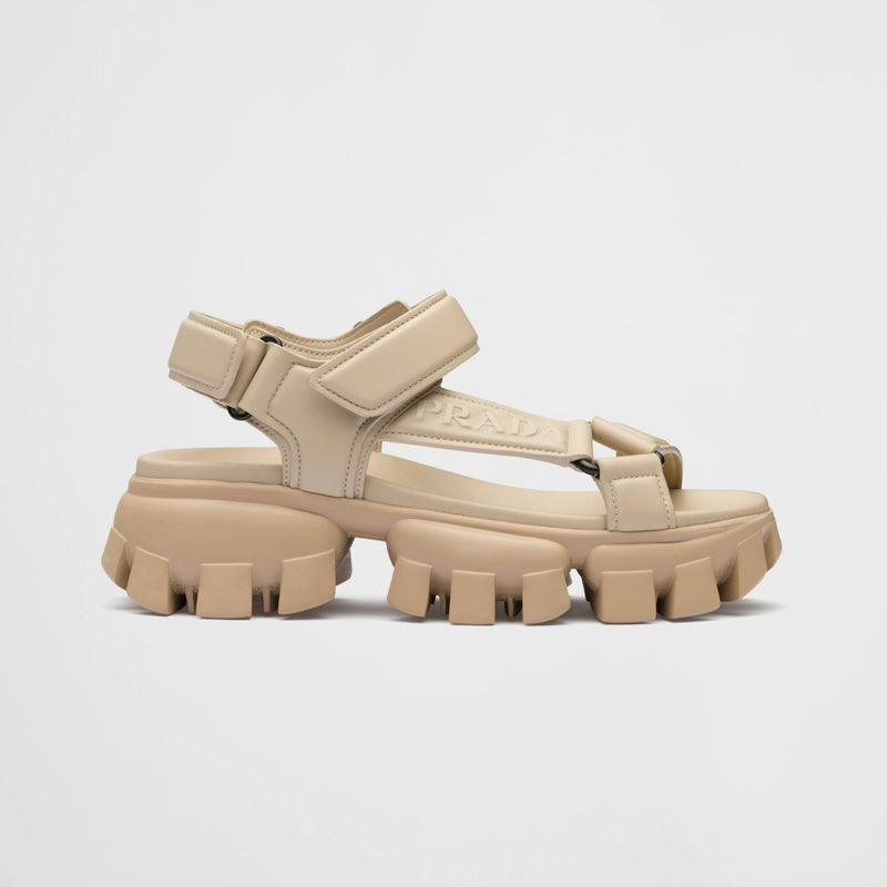 Nappa leather sandals