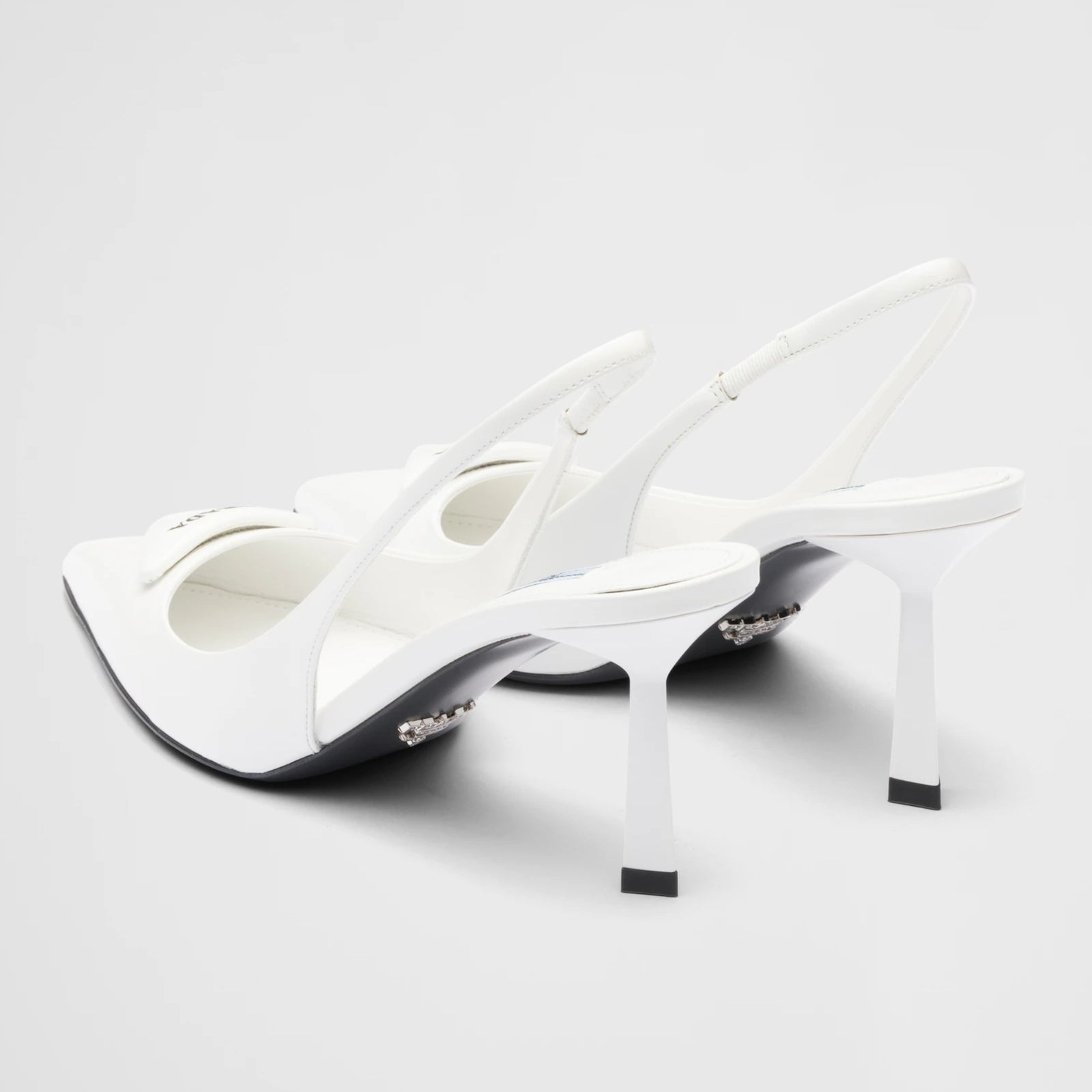 PRADA Brushed leather slingback pumps 1I901M_055_F0009_F_075 PRADA Brushed leather slingback pumps 1I901M_055_F0009_F_075