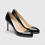 Patent leather pumps