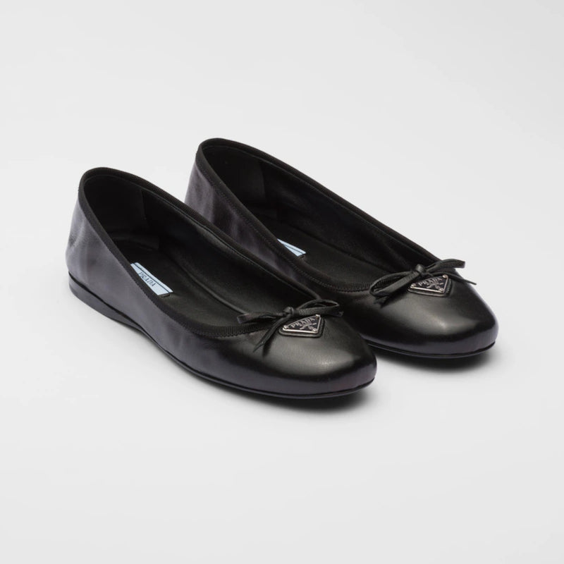 Nappa leather ballerinas