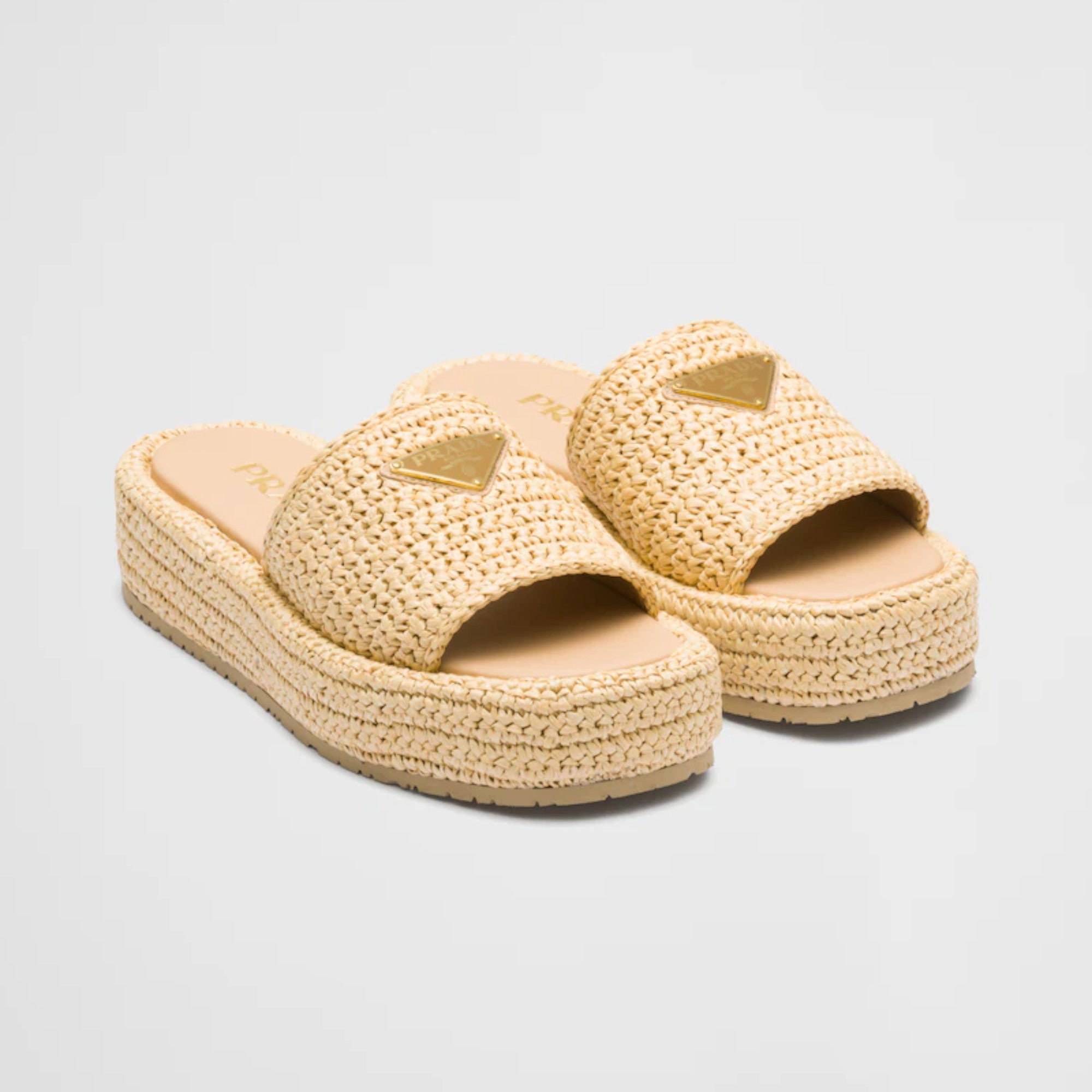 PRADA Crochet flatform slides 1XZ761_70N_F0018_F_035 – BORDER-GARA