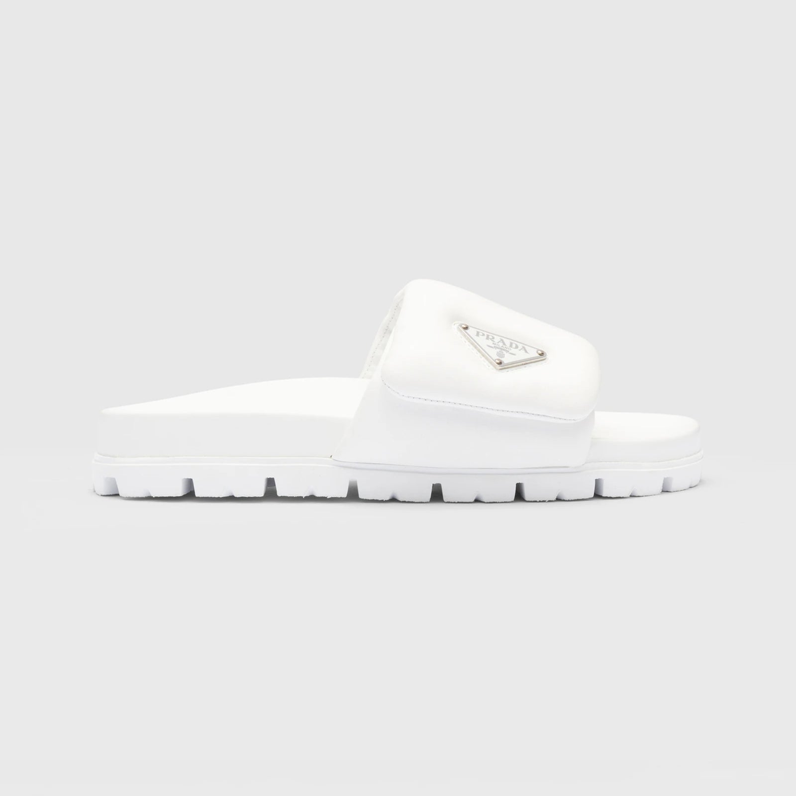 【日本入手困難】Padded nappa leather slides Prada Padded Nappa Leather Slides | Saks Fifth Avenue