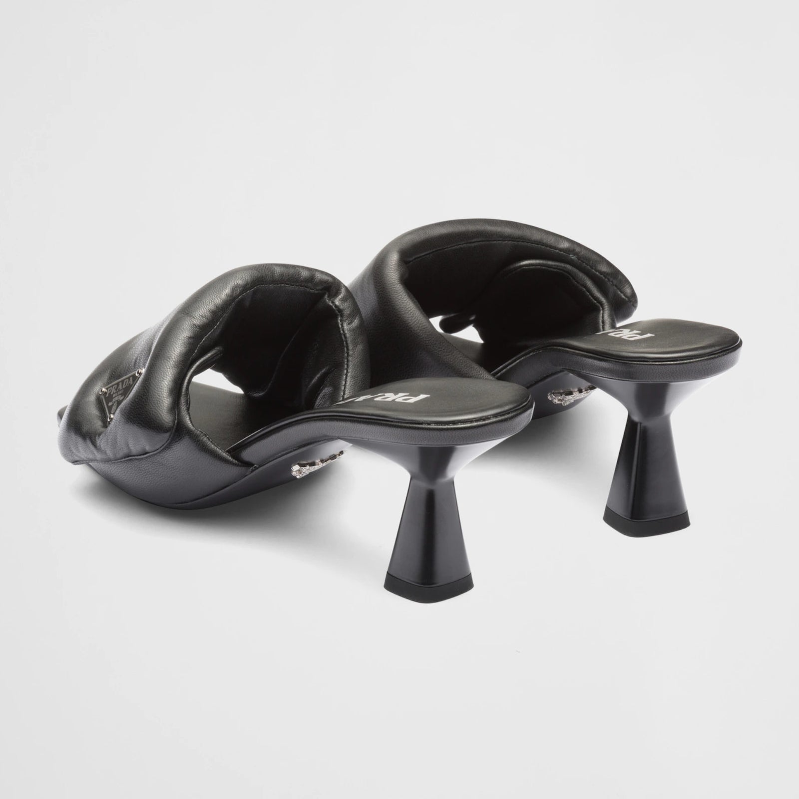 PRADA｜SANDALS (1XX654 2DL8 F0002) Prada: Women's Soft Padded Sandals (Black) | DSMNY E-SHOP