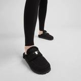 Shearling slippers