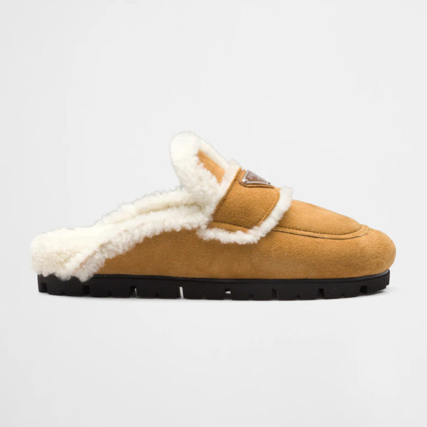 Shearling slippers