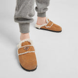 Shearling slippers