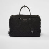 Quilted Re-Nylon travel bag