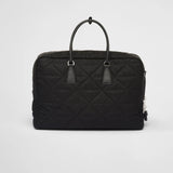 Quilted Re-Nylon travel bag