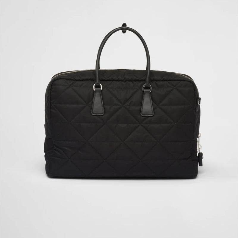 Quilted Re-Nylon travel bag