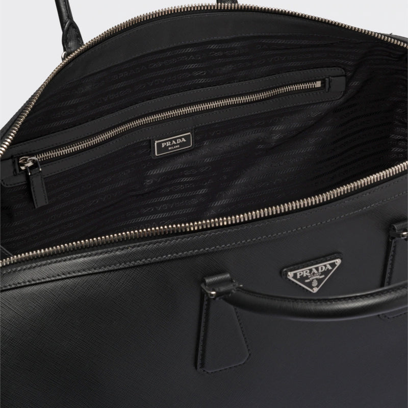 Saffiano Leather Travel Bag