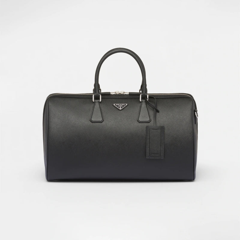 Saffiano leather travel bag