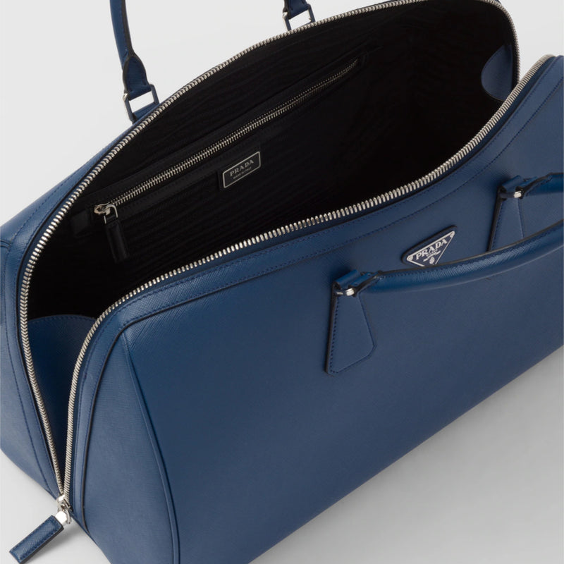 Saffiano leather travel bag