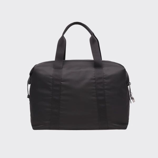 Re-Nylon and Saffiano leather duffle bag