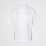 Short-sleeved cotton shirt