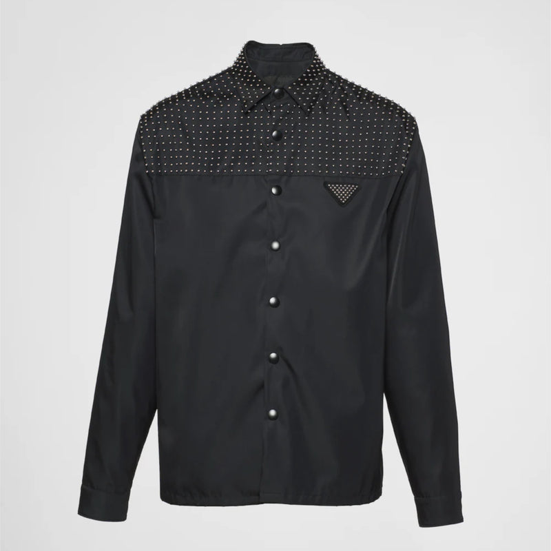 Studded Re-Nylon shirt