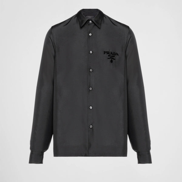 PRADA border silk shirts