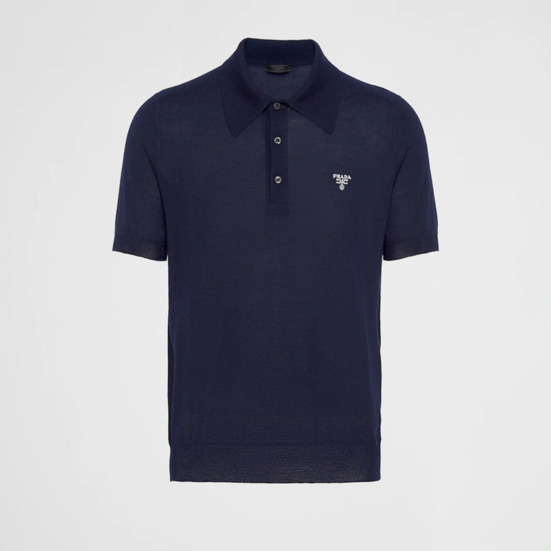 Cashmere polo shirt