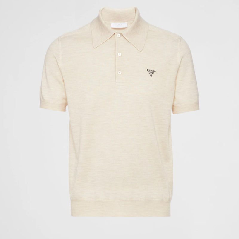 Cashmere polo shirt